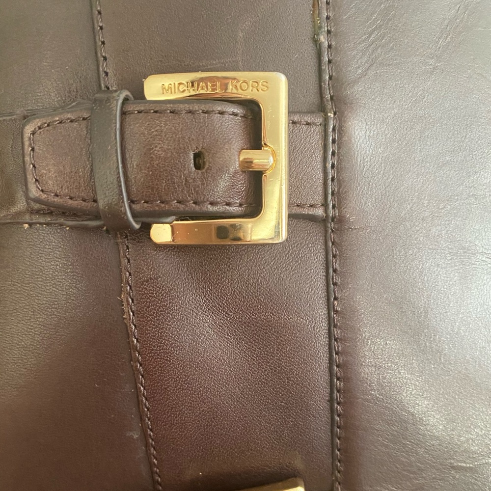 Michael kors brown leather boots - Picture 5 of 5